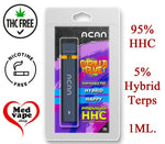 Disposable HHC (HPP-C) Vape TBS (Acan Style) | 95% Hexa Pods 1ml | 10 Strains